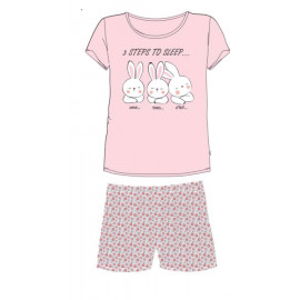 Pijama conejitos infantil/adulta algodón
