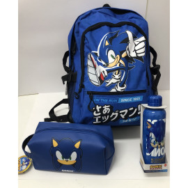 Mochila SONIC grand/ LOTE 3 piezas