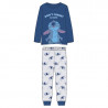 Pijama  STITCH azul unisex