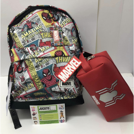 Lote mochila y neceser SPIDERMAN