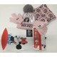 Gorro MINNIE  y braga cuello y guantes 