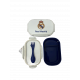 Tuper REAL MADRID con cubiertos