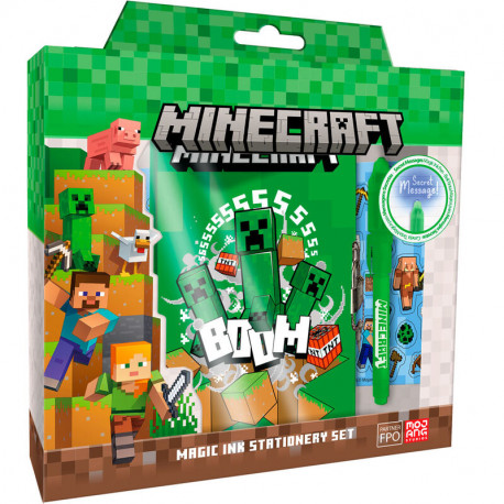 Diario MINECRAFT con bolígrafo mágico
