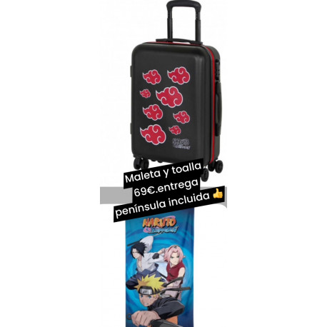NARUTO MALETA y toalla