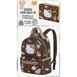 Mochila y billetero HELLO KITTY
